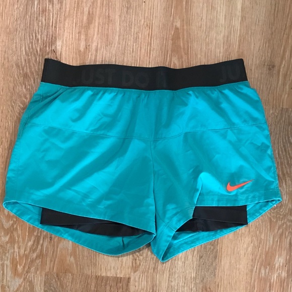Nike Pants - NIKE Dri-FIT Teal + Grey Shorts / Size Small